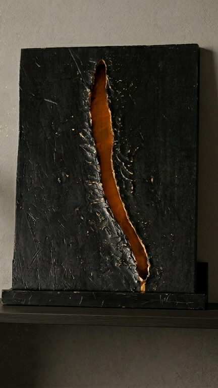 FISSURE D'OR | Luce Materica in Edizione Unica