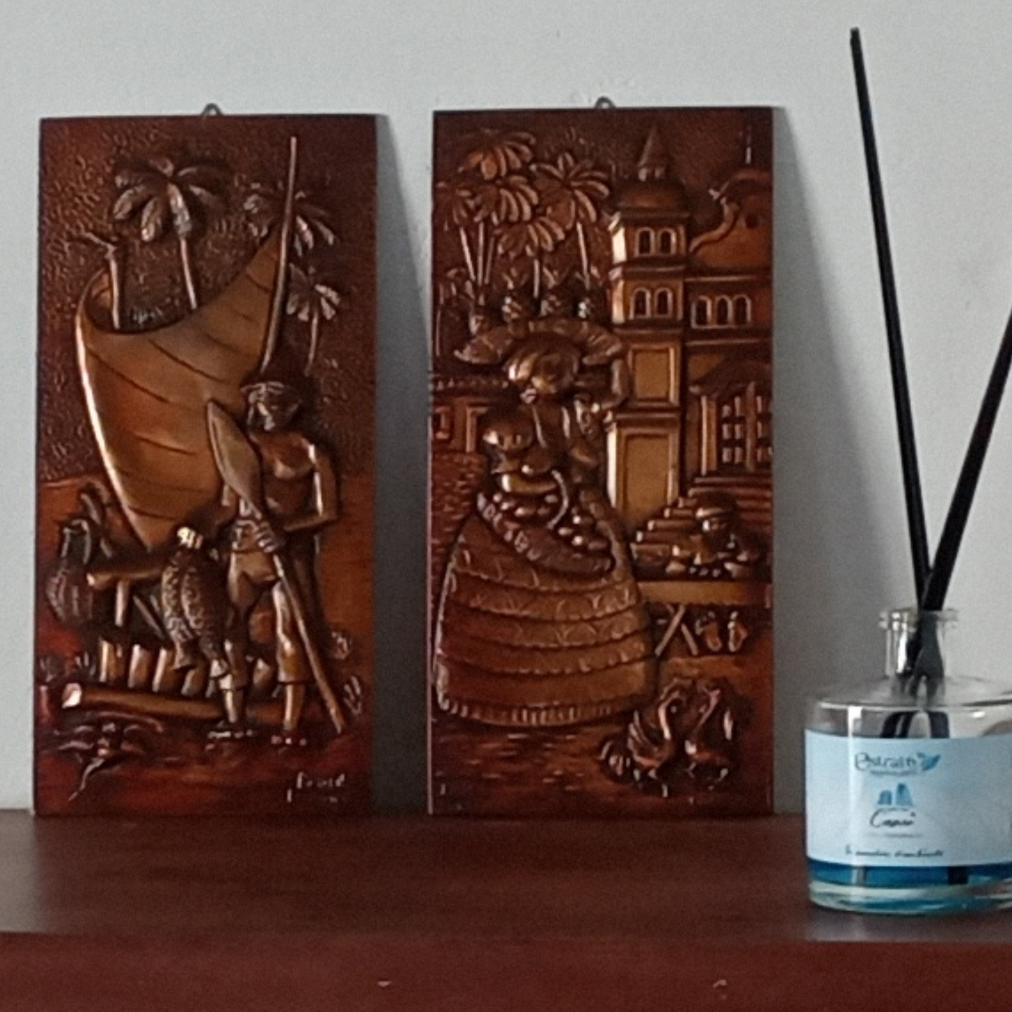 Quadri in rame lavorati a mano